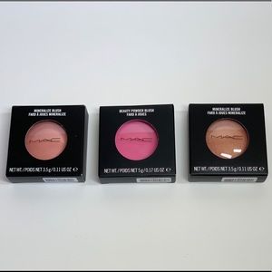 MAC Blush LOT SWEETNESS , NUANCE, DAINTY